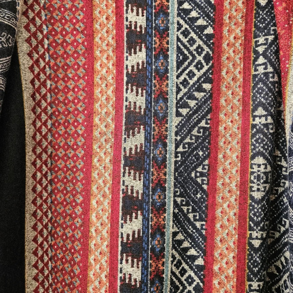 Uncle Frank Anthropologie Geometric Print Shift Dress Size Small, Tulip Sleeves - Picture 4 of 7